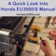 A Quick Look Into Honda EU3000iS Manual